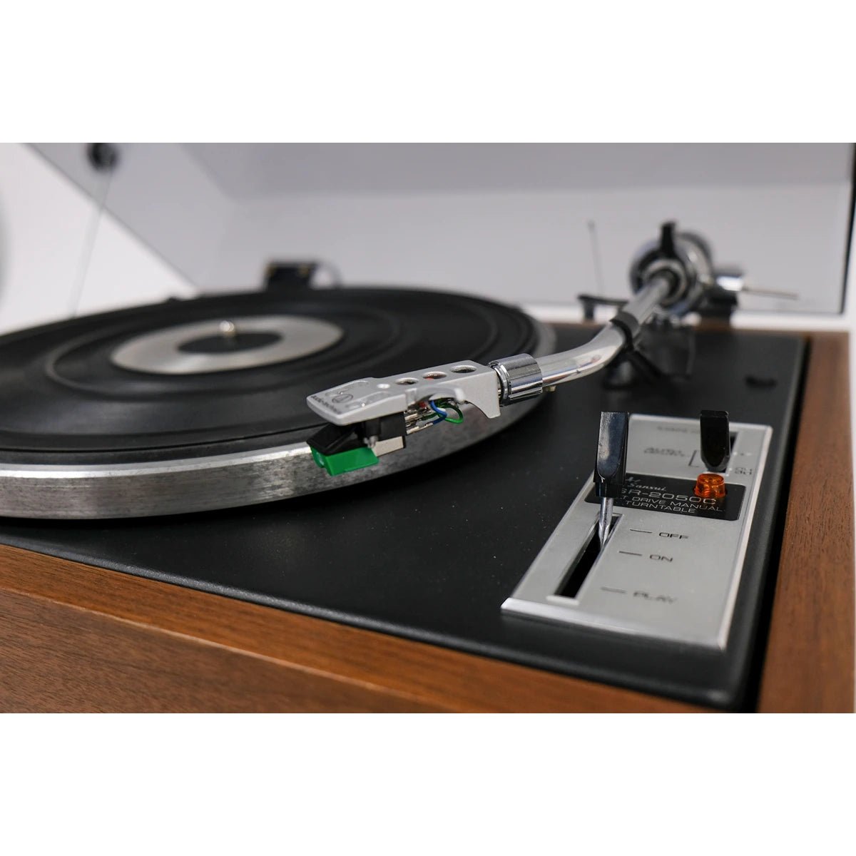 Sansui SR-2050C 2-Speed Automatic Turntable - Sansui-Audio-Exchange