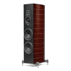 Sonus Faber Amati G5 luxury floorstanding loudspeaker in Wenge Wood, alternate angle
