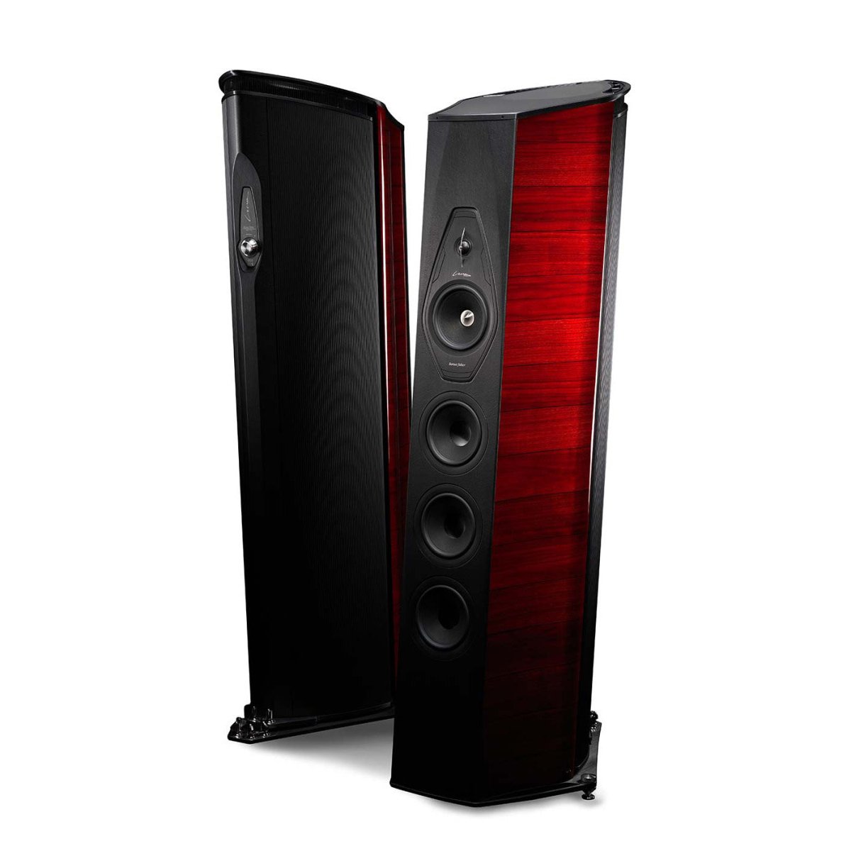 Sonus Faber Lilium Floorstanding Loudspeakers - Sonus Faber-Audio-Exchange - In Red Wood Finish