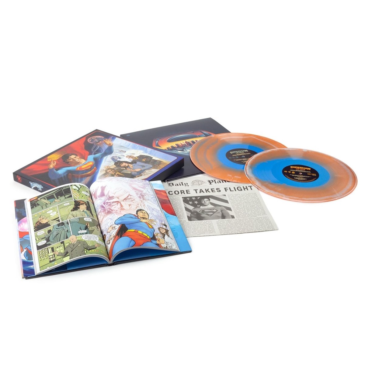 Superman: The Movie 2XLP & Graphic Novel Box Set - Motion Picture Soundtrack - Audio - Exchange