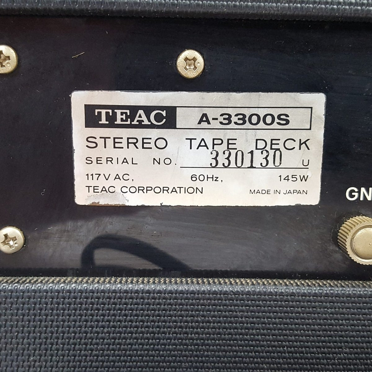 TEAC A-3300s 10" Stereo Reel to Reel - Excellent Condition - TEAC-Audio-Exchange