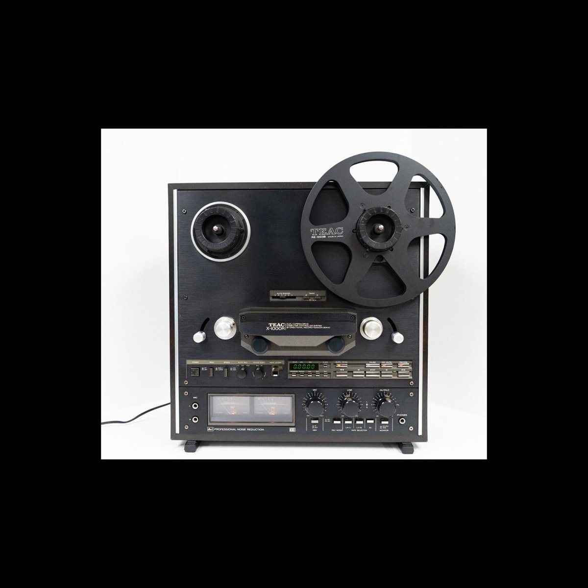 TEAC X-1000R BL Reel-To-Reel w Case, Org Take-Up, Hubs, Dust Cover, Stand, Boxes - TEAC-Audio-Exchange