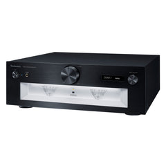 Technics SU-G700M2 stereo integrated amplifier in black, angled view