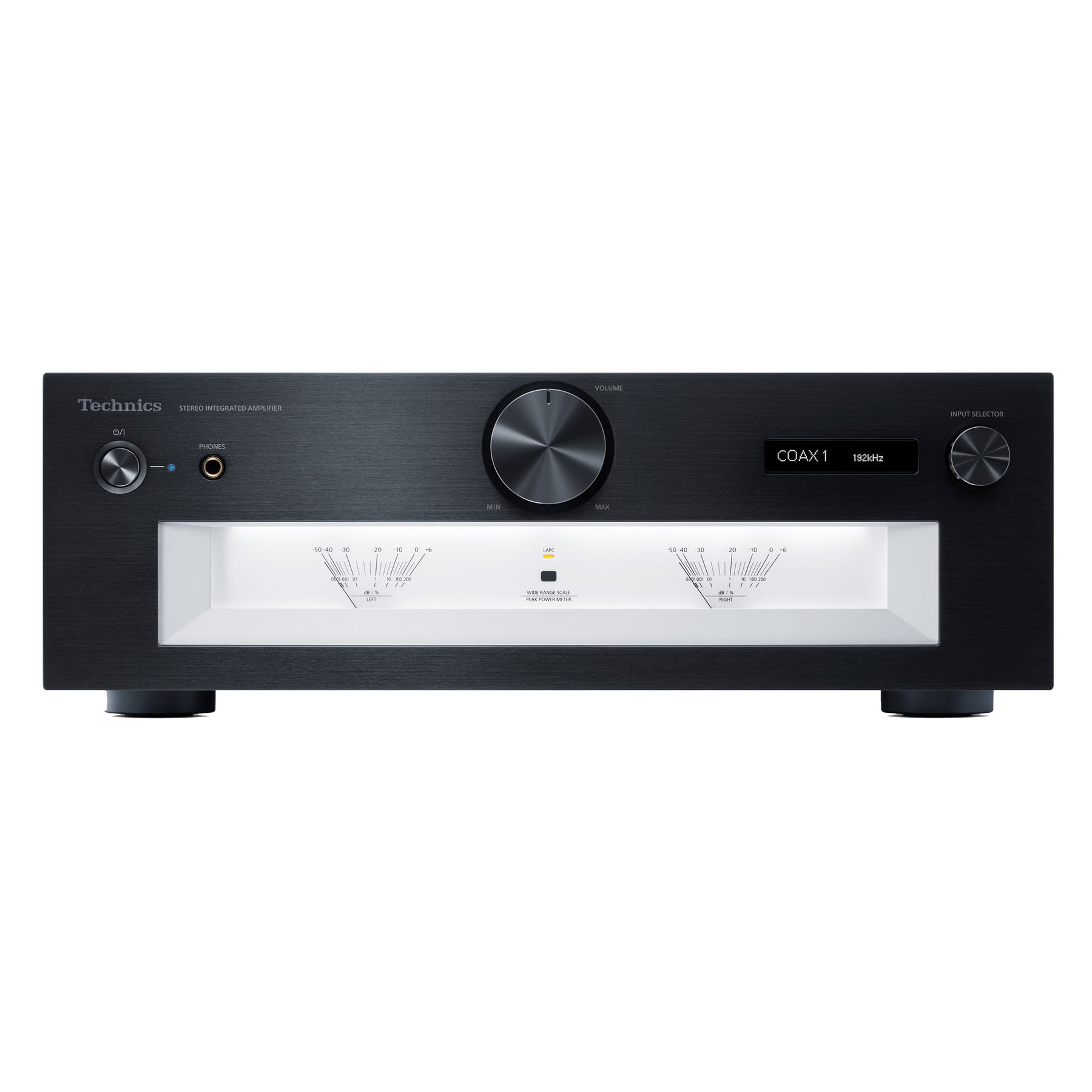 Technics SU-G700M2 Grand Class integrated amplifier in black, front view