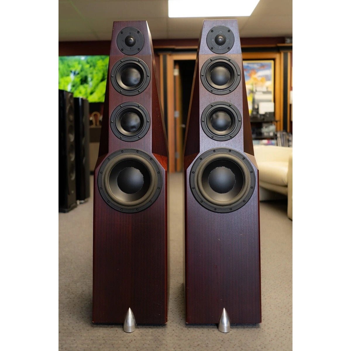 Totem Acoustics Wind Full Range Floor Standing Speakers - Mahogany - Totem-Audio-Exchange