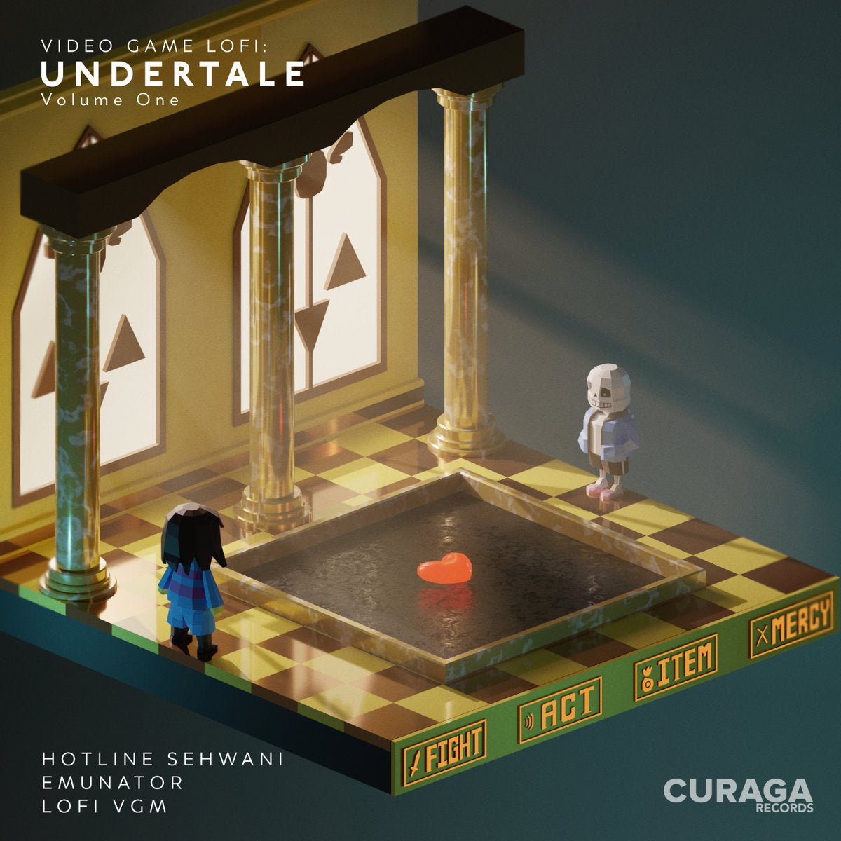 Fundertale Rame Video Game LoFi: Undertale Vol. 1 - 180g Metallic Gold Vinyl