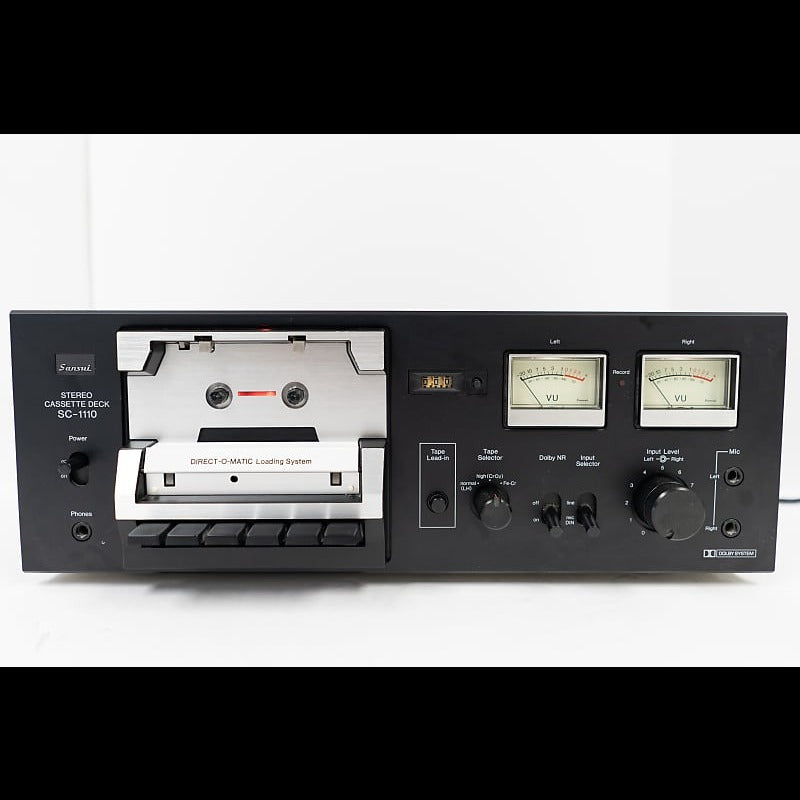 Sansui SC-1110 Stereo Cassette Recorder – Fully Restored, Excellent Condition
