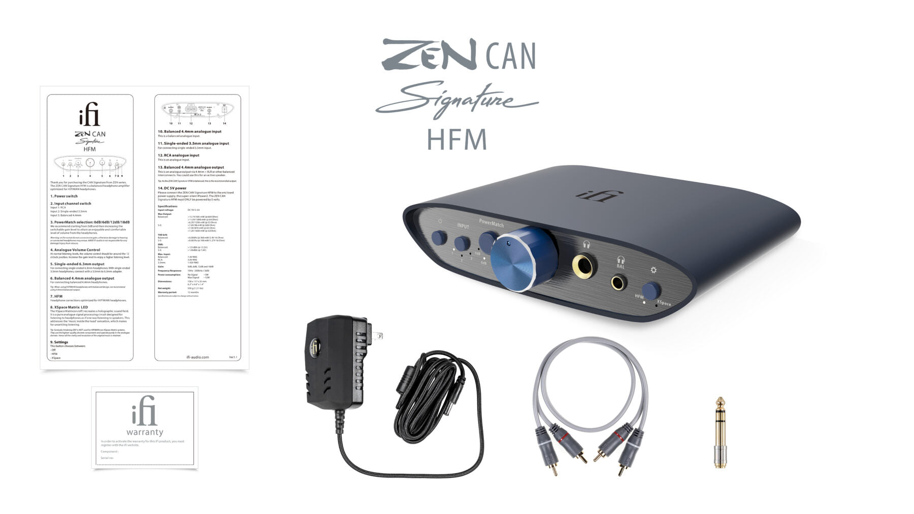 iFi Audio Zen CAN Signature HFM Headphone Amplifier