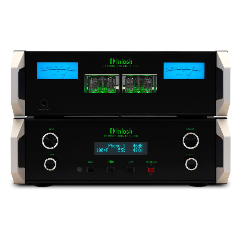 McIntosh C12000 2-Channel Solid State and Vacuum Tube Preamplifier