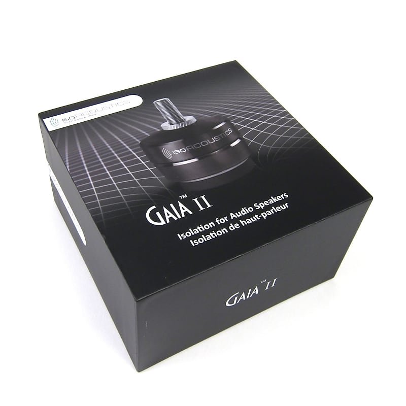 IsoAcoustics GAIA II Isolation Speaker Feet - Dark Chrome (4 Pack)