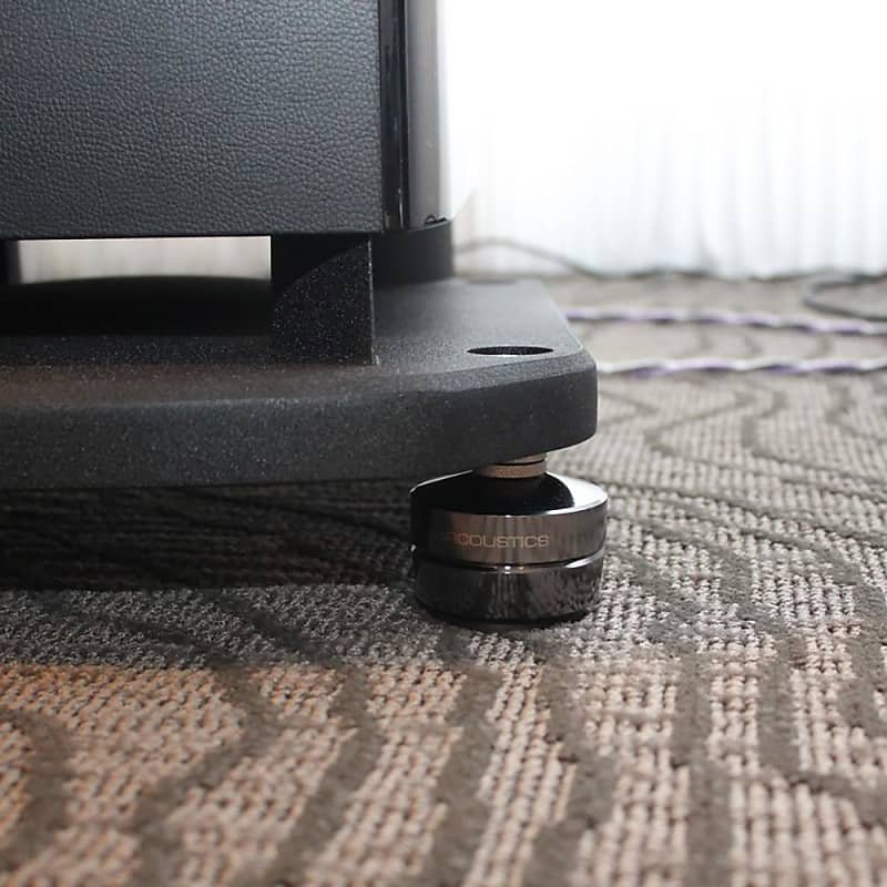 IsoAcoustics GAIA II Isolation Speaker Feet - Dark Chrome (4 Pack)