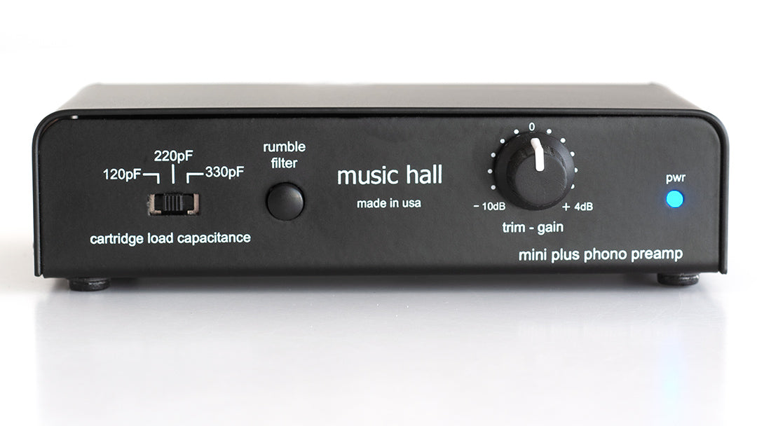 Music Hall mini plus MM (Moving Magnet) Phono Preamp w/ Gain Control