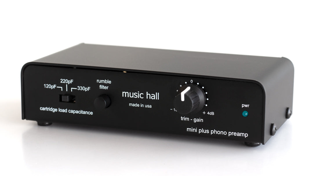 Music Hall mini plus MM (Moving Magnet) Phono Preamp w/ Gain Control