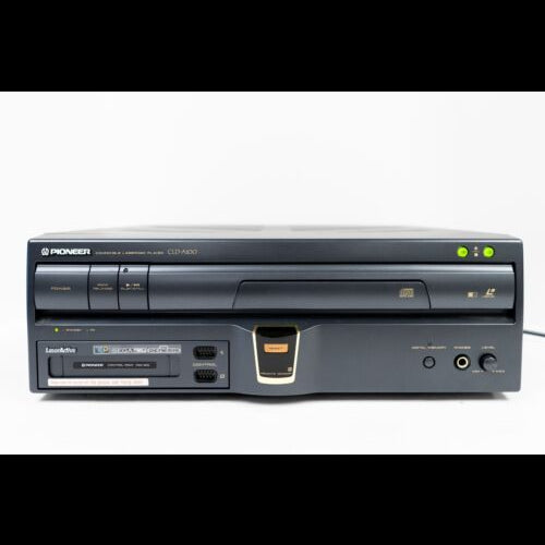 Pioneer LaserDisc Sega Genesis CLD-A100 Laser Active Tested w/ Sega Pac-S10